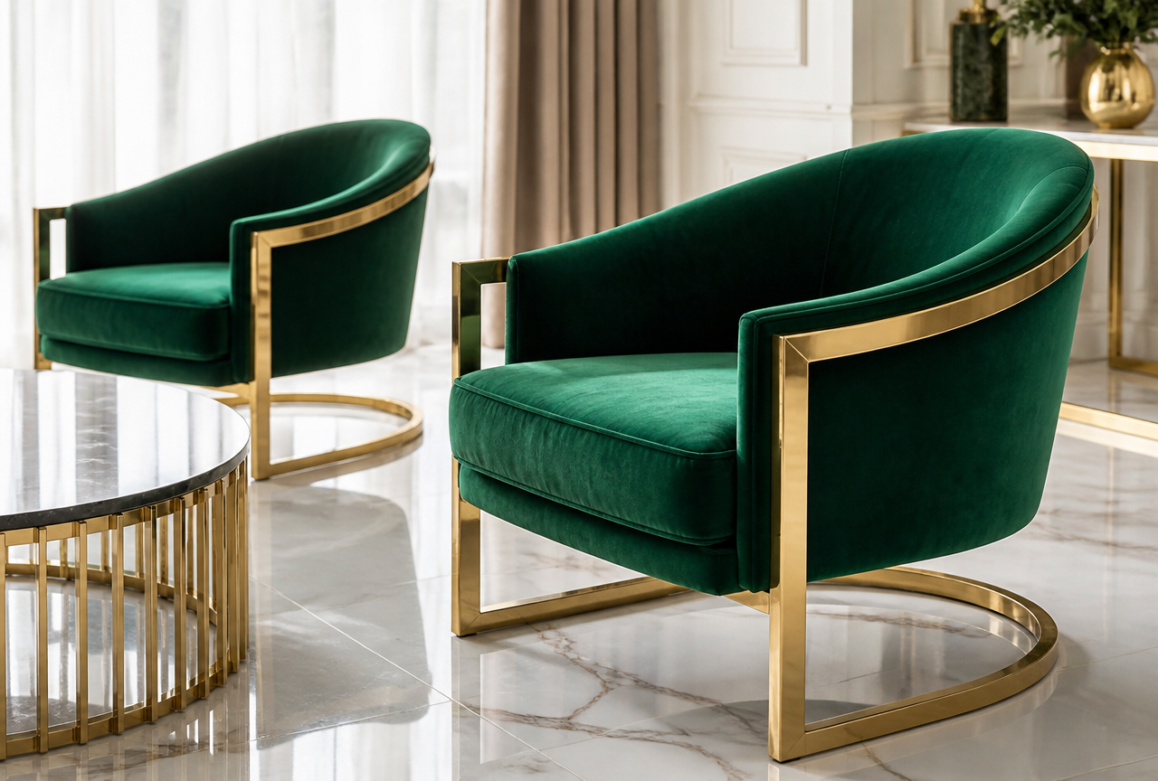 Comfort framed in gold — SAQ Signatures