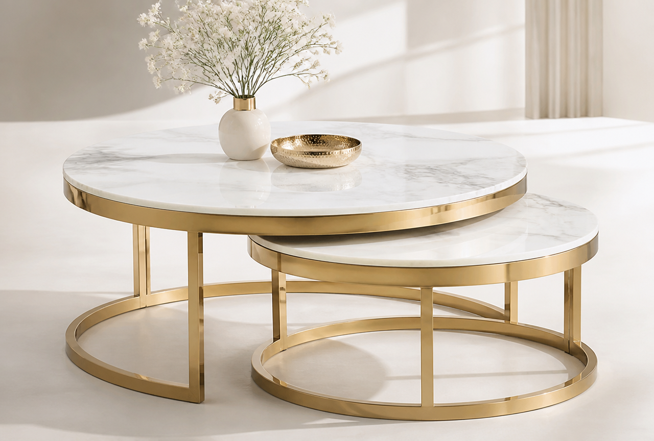 Sculptural Accent Table