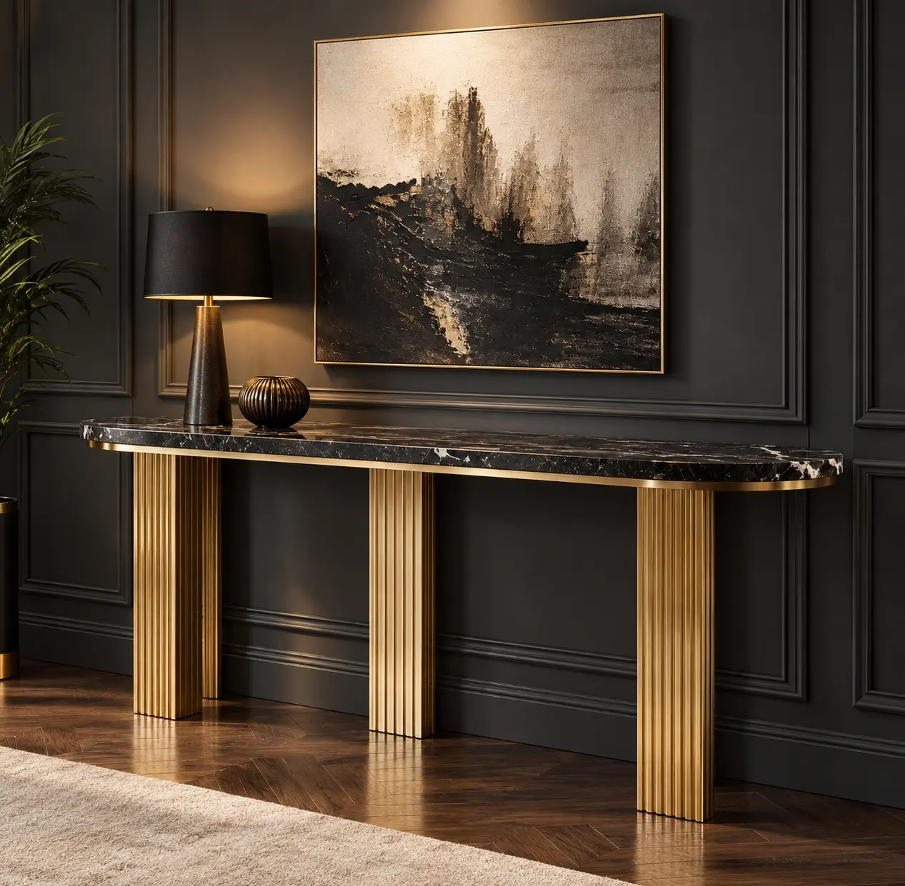 Aurelia Marble Console