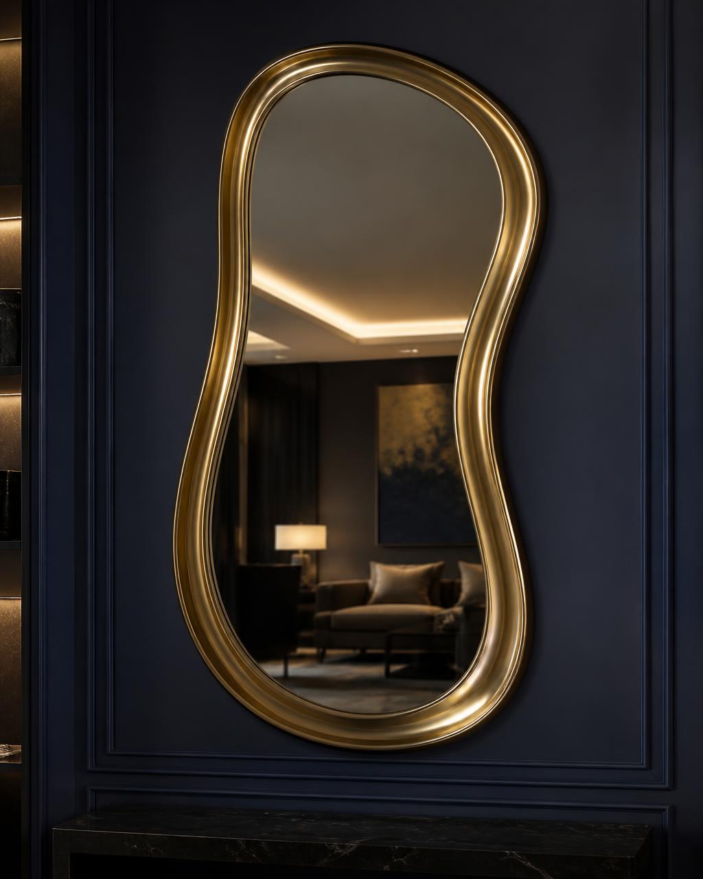Reflections framed in brass — SAQ Signatures